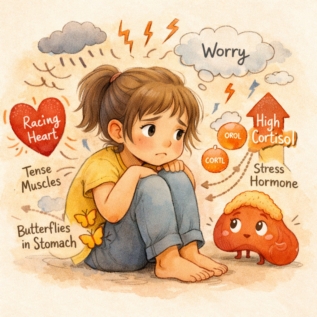 Anxious Child with Subtle Cortisol Cues-1