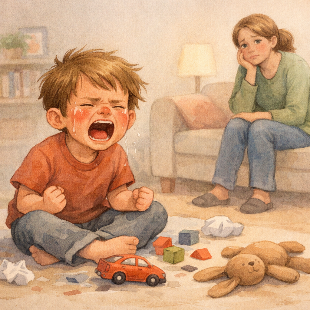 Childcare Emotional Outburst Illustration-1