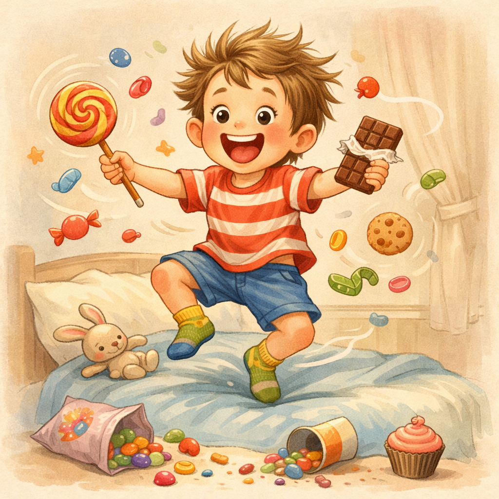 Children Experiencing Hyperactivity After Eating Sweets-1