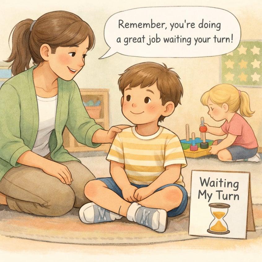 Children Waiting Turn Structured Game Caregiver Guidance-1