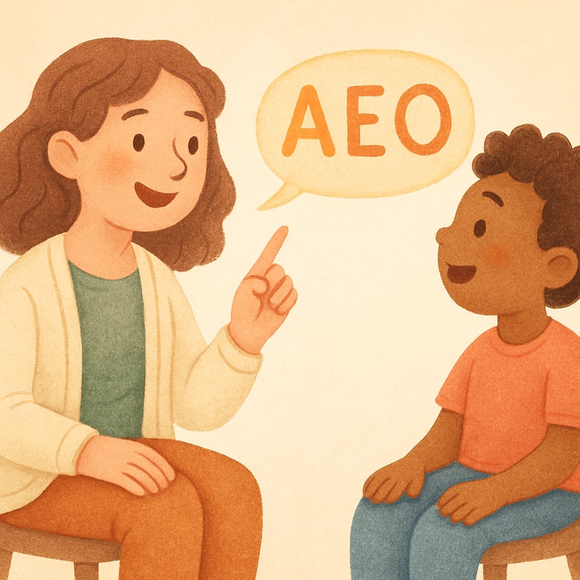 Child engaged in interactive speech therapy with a professional therapist.