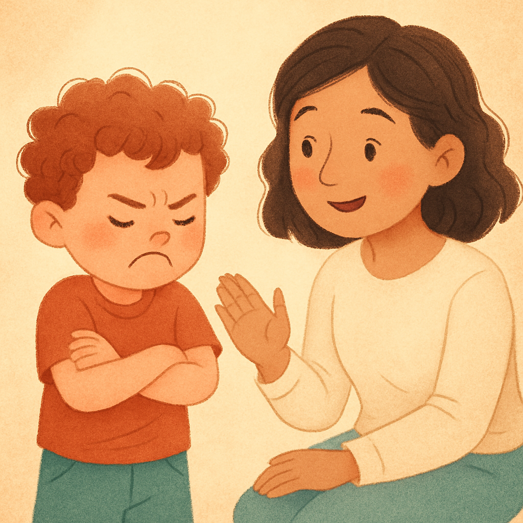 Teen sitting in a counseling office discussing emotional regulation strategies with a therapist.