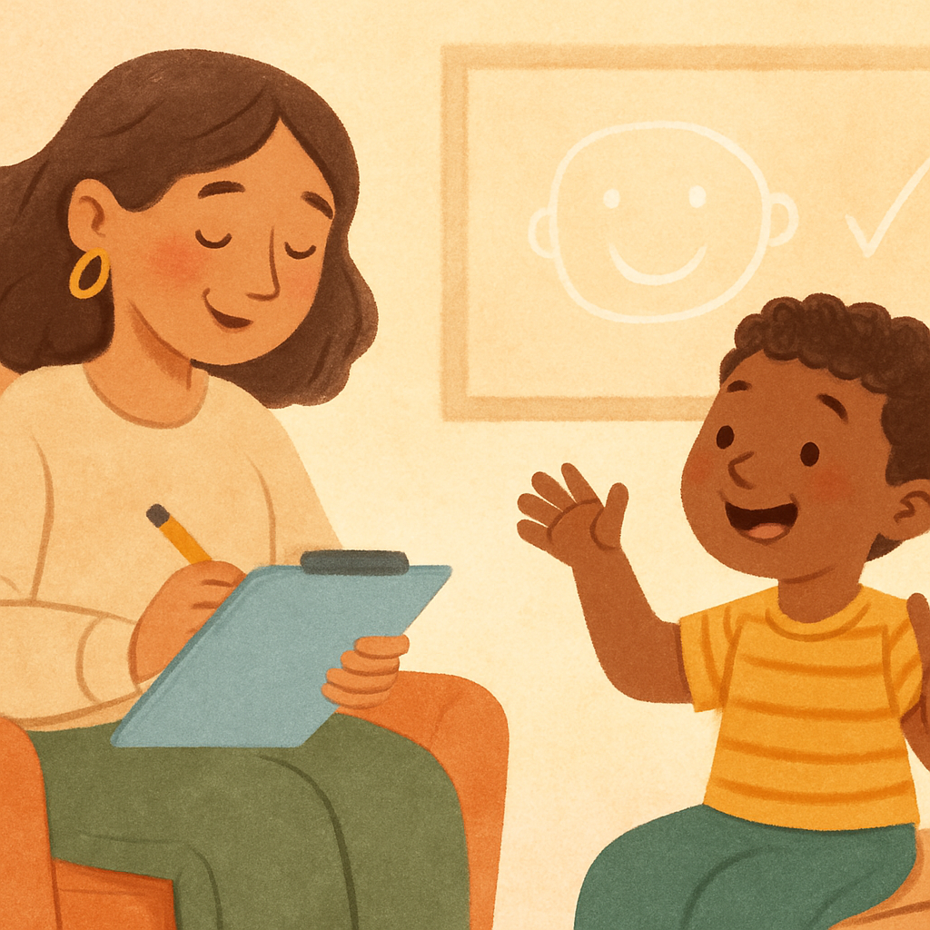 Positive behaviour therapy focused on encouragement and constructive behaviour.