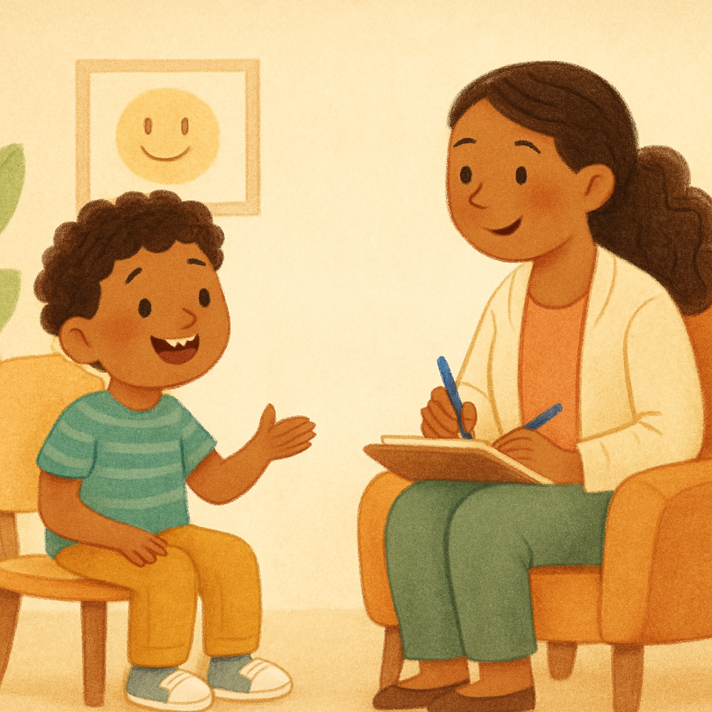 Supportive environment focused on improving a child’s behavior and coping skills.