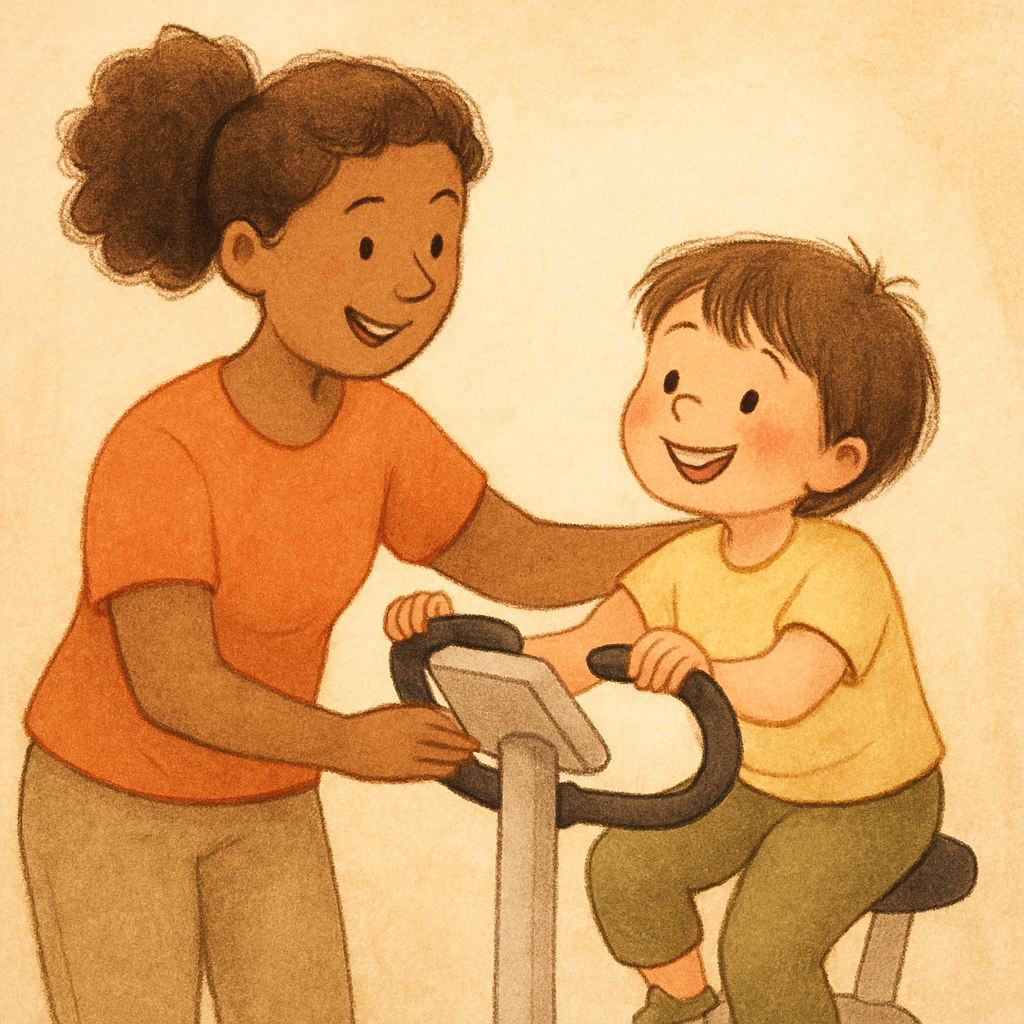 Exercise physiologist adapting exercises to meet an individual’s health needs.