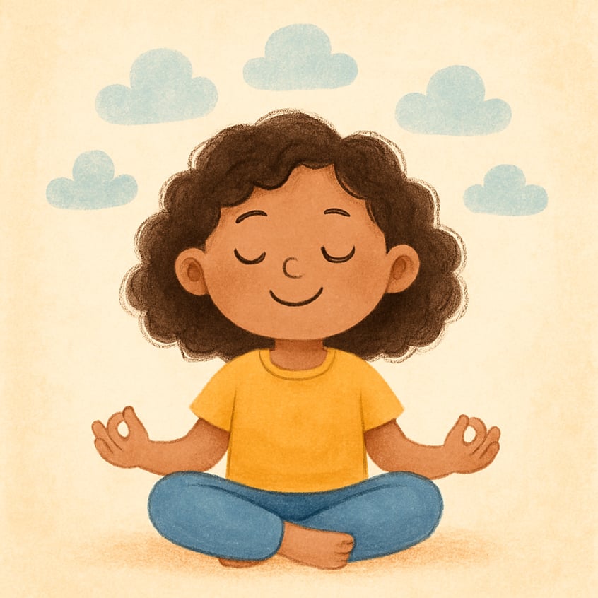 Child learning positive behaviour skills with therapist support.