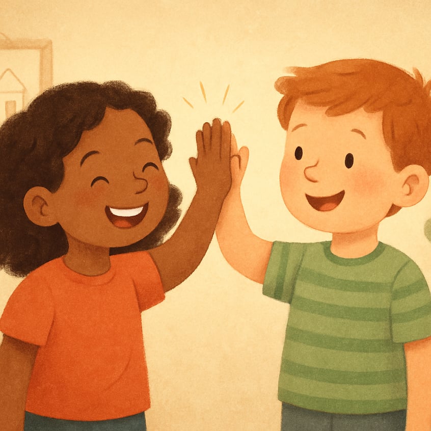 Clients practicing learned social behaviours in a real-life group setting with therapist support.