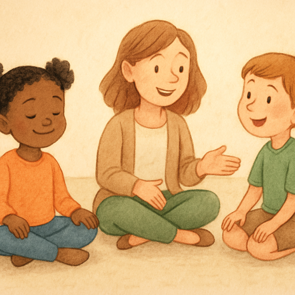 Therapist observing and guiding behaviour change activities.