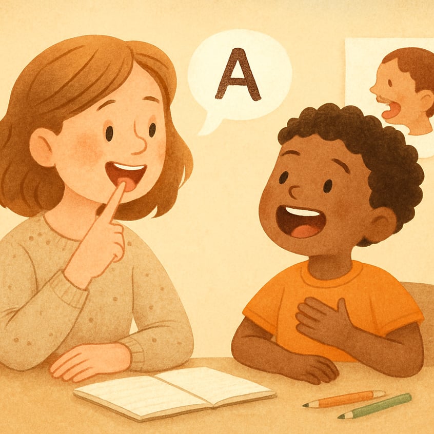 A speaker pausing to organize their thoughts before continuing to talk.