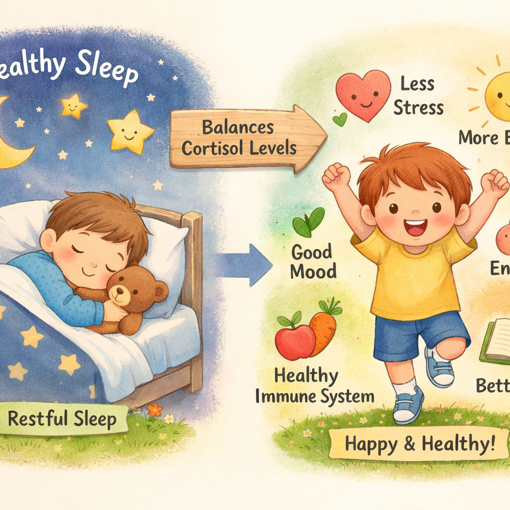Healthy Sleep and Cortisol Regulation in Children