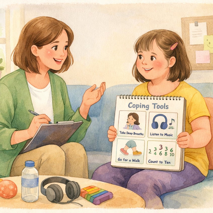 Positive Behaviour Support Practitioner with NDIS Participant-1