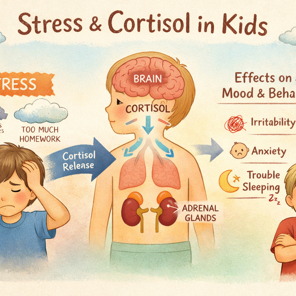 Stress Hormone Diagram for Children-1