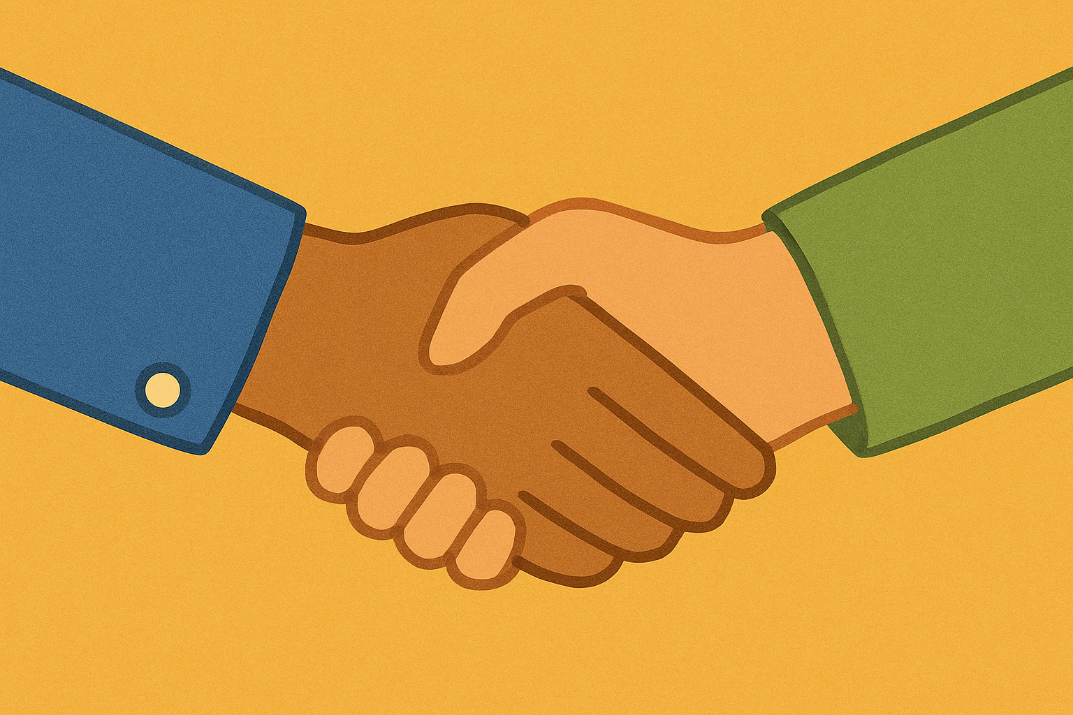 A close-up of two people shaking hands, representing successful access to NDIS speech therapy support