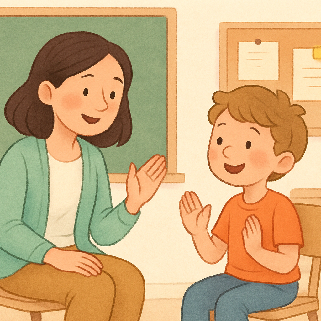 Child participating in a behaviour therapy session with a trained therapist.