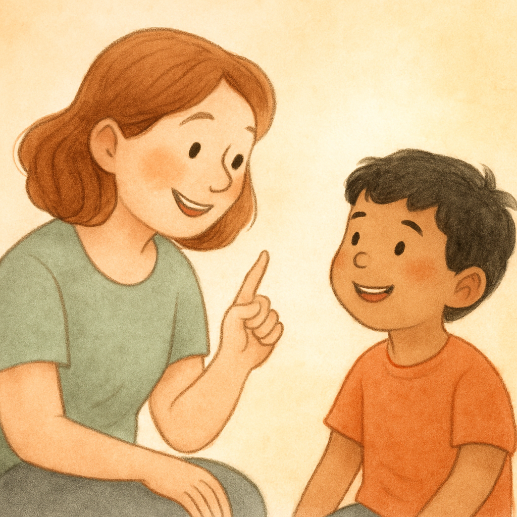 Supportive therapy space where a child feels safe and encouraged.