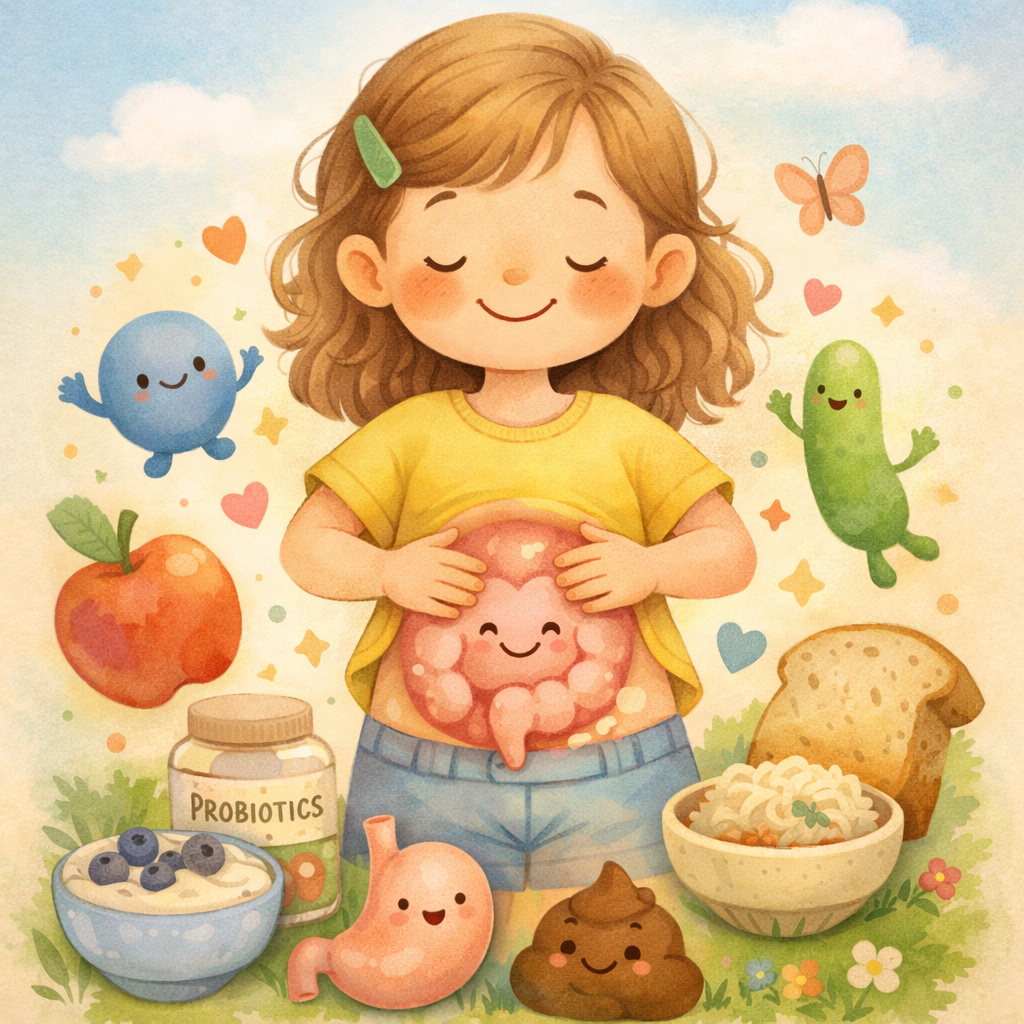 Bowl of yogurt topped with fruits and seeds, foods known to support a healthy gut.